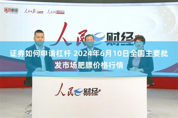 证券如何申请杠杆 2024年6月10日全国主要批发市场肥膘价格行情