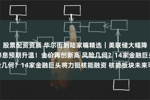 股票配资资质 华尔街到陆家嘴精选｜美联储大幅降息的可能仍存 欧央行降息预期升温！金价再创新高 风险几何？14家金融巨头将力挺核能融资 核能板块未来可期？