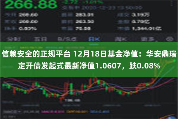 信赖安全的正规平台 12月18日基金净值：华安鼎瑞定开债发起式最新净值1.0607，跌0.08%