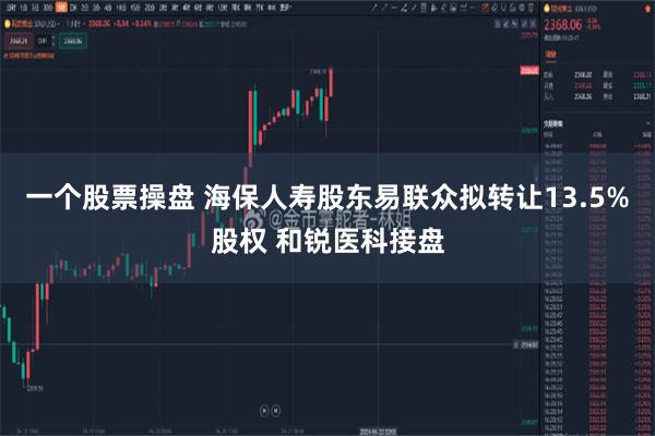 一个股票操盘 海保人寿股东易联众拟转让13.5%股权 和锐医科接盘